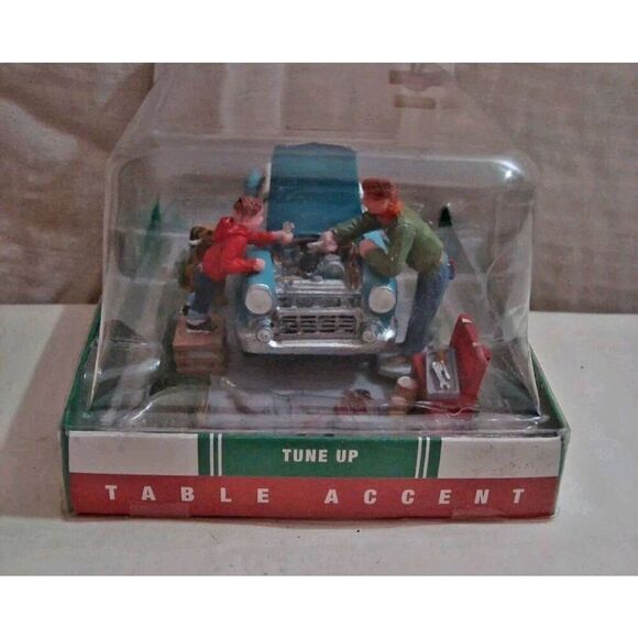 NEW IN BOX RETIRED VINTAGE "TUNE-UP" LEMAX HOLIDAY TABLETOP COLLECTIBLE - Picture 3 of 8